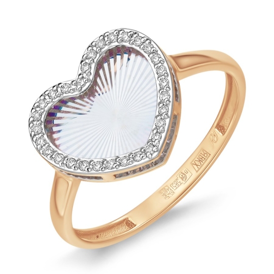 Кольцо из золота с бриллиантом