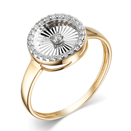 Подвеска из лимонного золота с бриллиантами