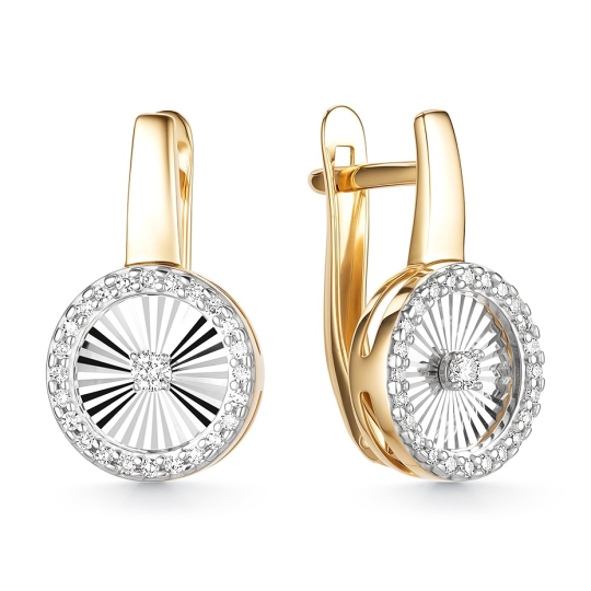 Подвеска из лимонного золота с бриллиантами