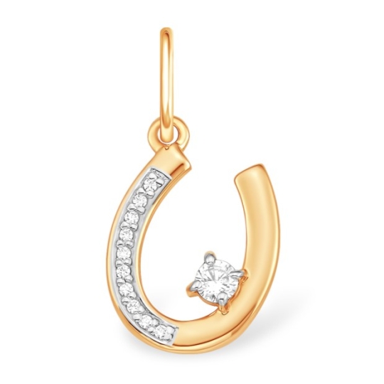 Подвеска из лимонного золота