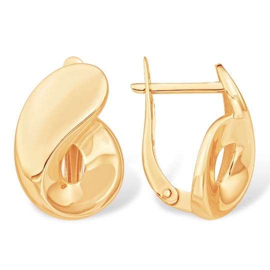 Серьги из золота с черными бриллиантами и изумрудами