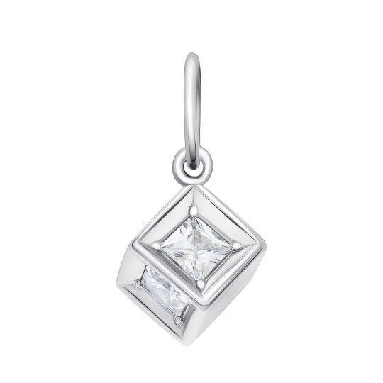 Подвеска-крест из серебра