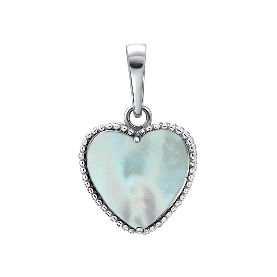 Подвеска из серебра с фианитом