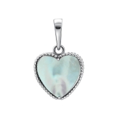 Подвеска из серебра с перламутром