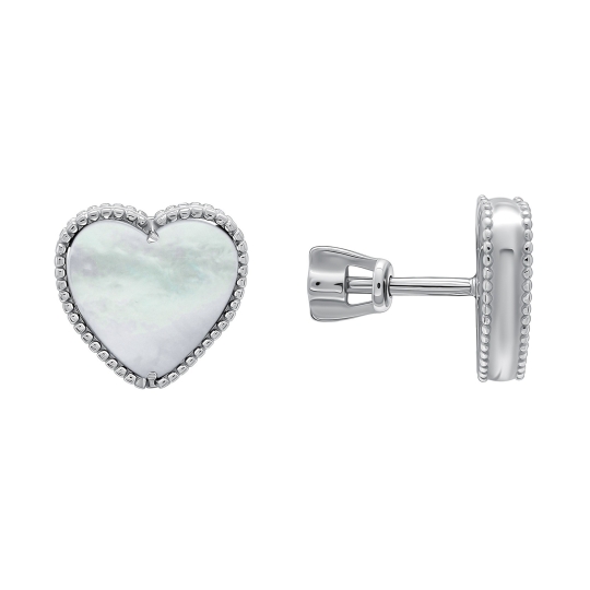 Подвеска из серебра с перламутром