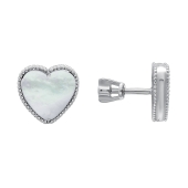 ерьги из серебра с перламутром