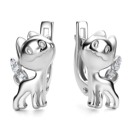 Серьги из серебра