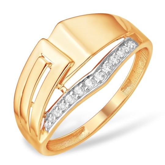 Кольцо из золота с топазом Swiss