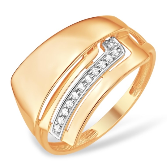 Кольцо из золота с бриллиантами