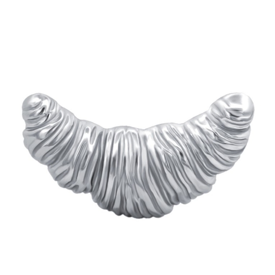 Брошь из серебра с фианитами