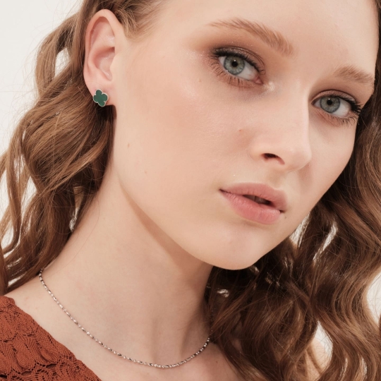 Браслет из серебра плетения "Шарик-бочка"