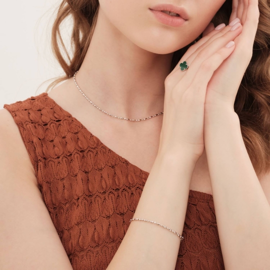 Цепь из серебра плетения 