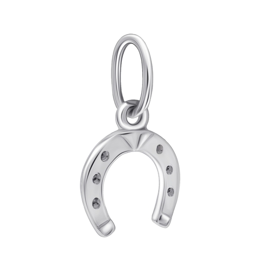 Подвеска из серебра с фианитами 