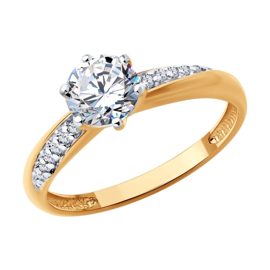 Кольцо из серебра с кварцем