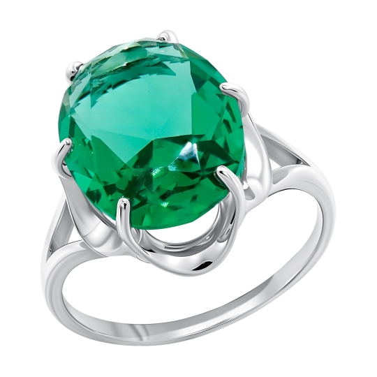 Кольцо из серебра с аметистом