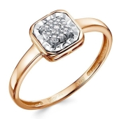 Кольцо из золота с бриллиантами