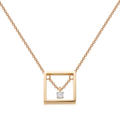 Колье из золота с бриллиантом