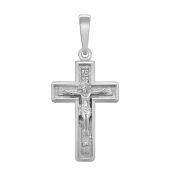 Подвеска-крест из серебра