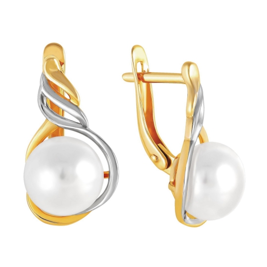 Серьги из золота с бриллиантами