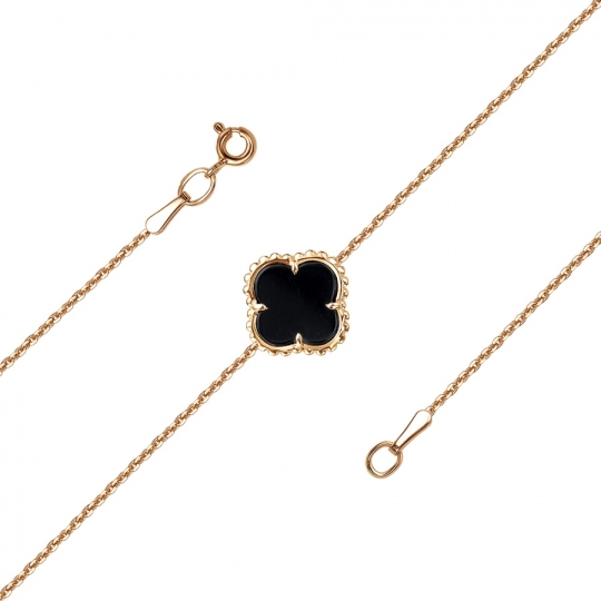 Браслет из золота плетения "Сингапур"