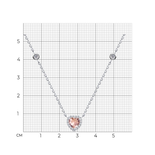 Колье из серебра