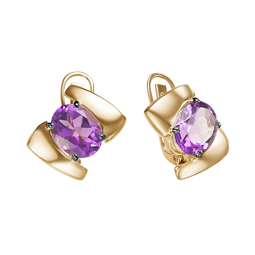 Серьги из золота с бриллиантами