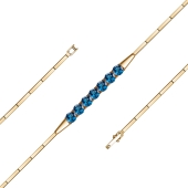 Браслет из золота с топазами London