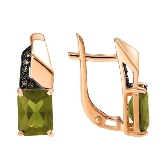 Серьги из золота с бриллиантами