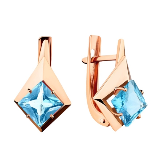 Серьги из золота с бриллиантами