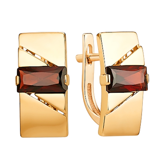 Серьги из золота с топазами London