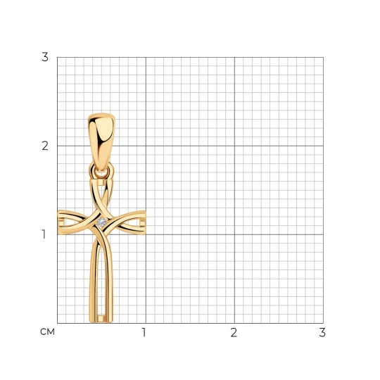 Подвеска из серебра с аметистом