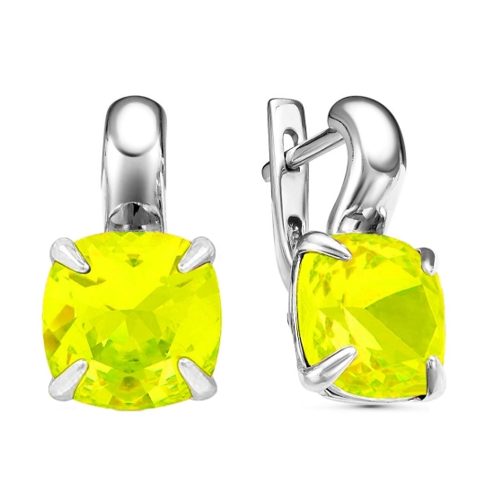 Подвеска из серебра с ювелирным кристаллом