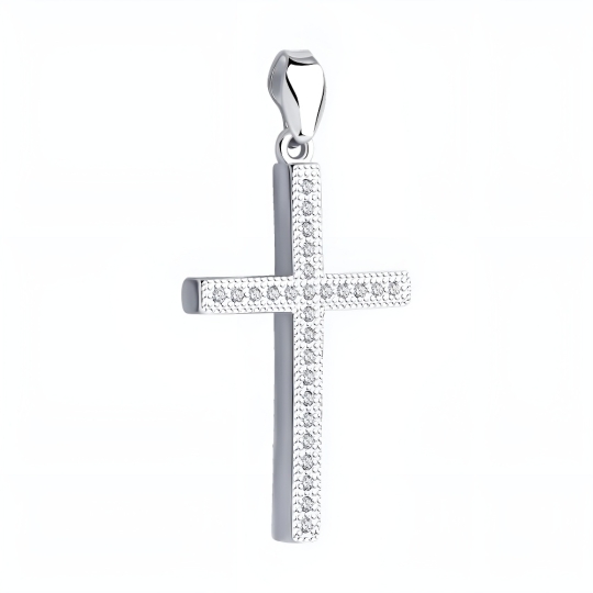 Подвеска из серебра с аметистом