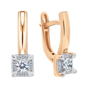 Серьги из золота с бриллиантами