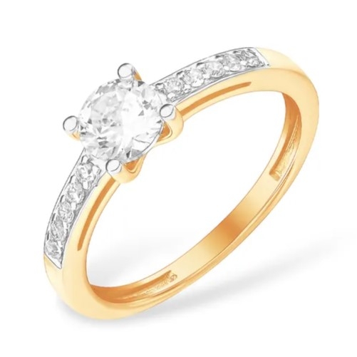 Кольцо из серебра с ониксом "Герб РФ"