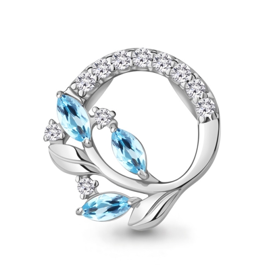 Подвеска из серебра "Скелет"