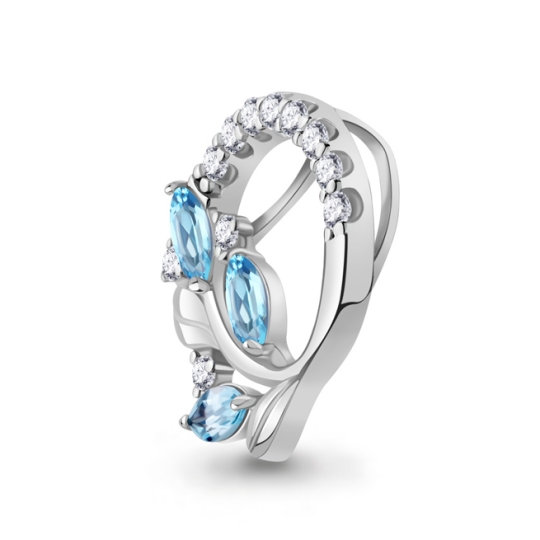 Подвеска из серебра "Скелет"