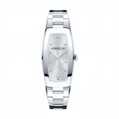 Женские стальные часы с фианитами