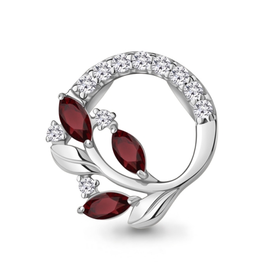 Подвеска из серебра "Бутса"