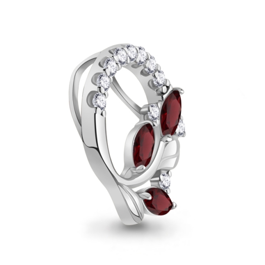 Подвеска из серебра "Бутса"