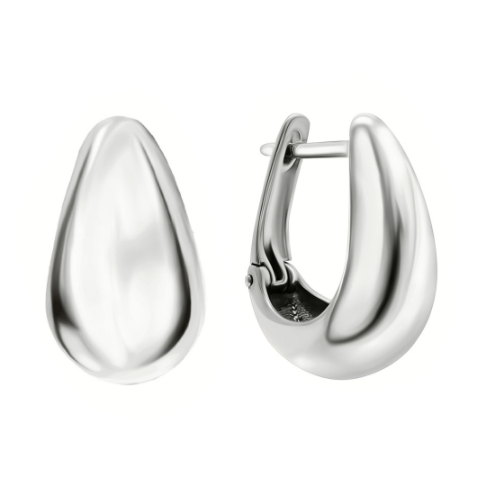 Серьги из серебра с перламутром