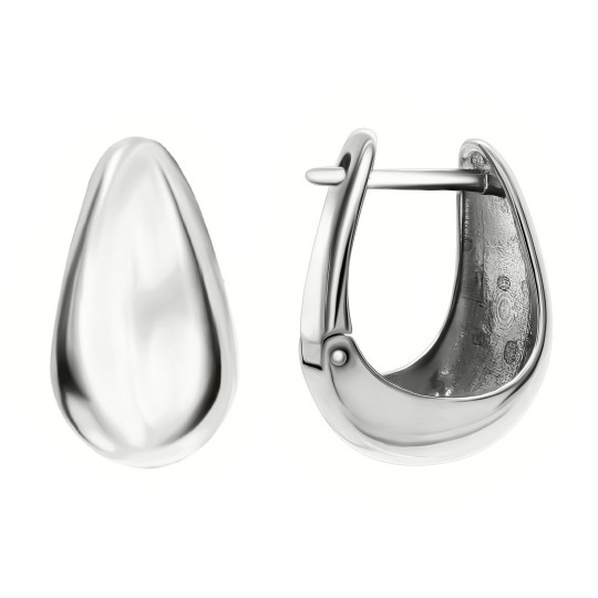 Серьги из серебра с перламутром