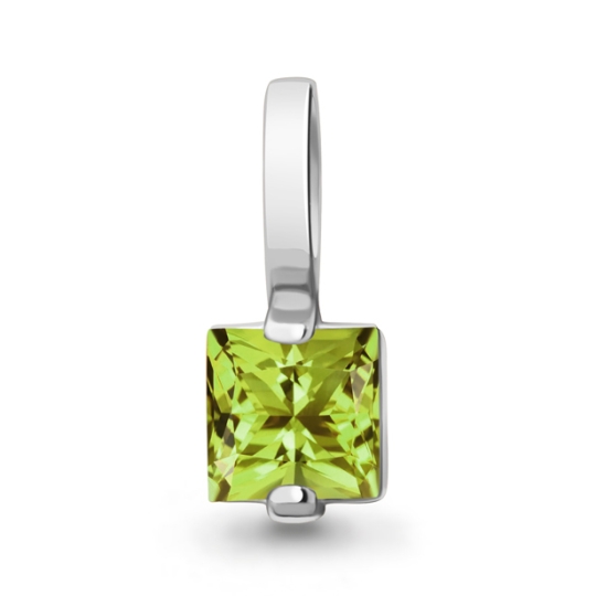 Подвеска из серебра с гранатом