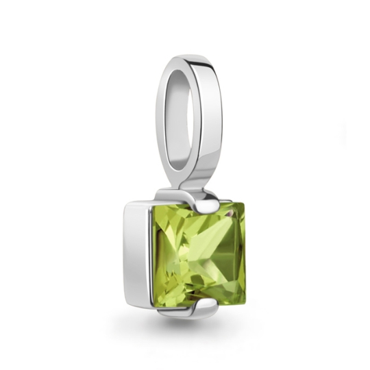 Подвеска из серебра с гранатом