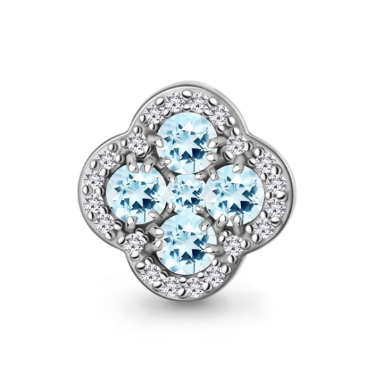 Подвеска-крест из серебра