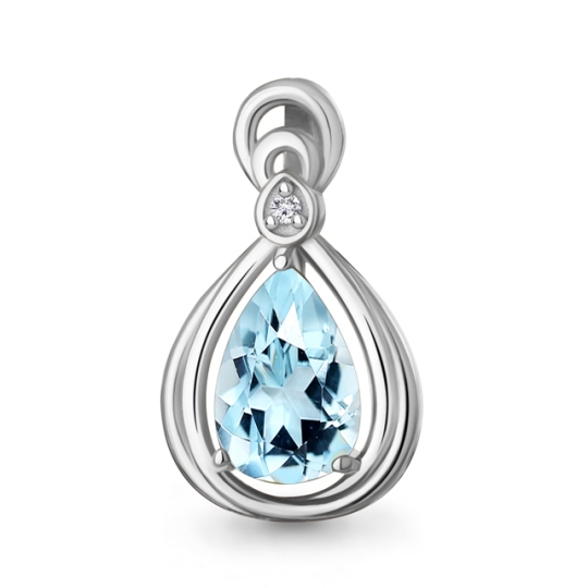 Подвеска из серебра "Лунница"