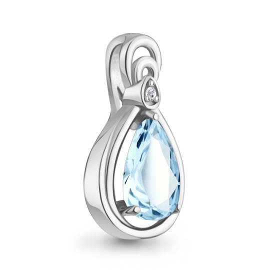 Подвеска из серебра "Лунница"