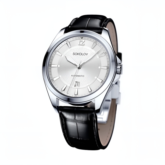 Женские серебряные часы с фианитами