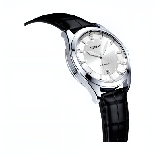 Мужские серебряные часы