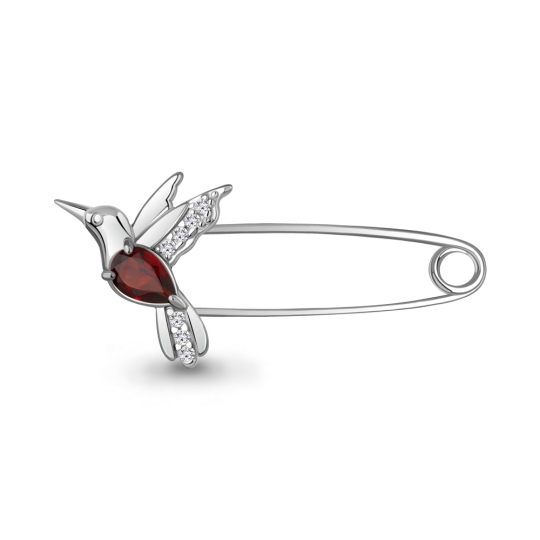 Булавка из серебра